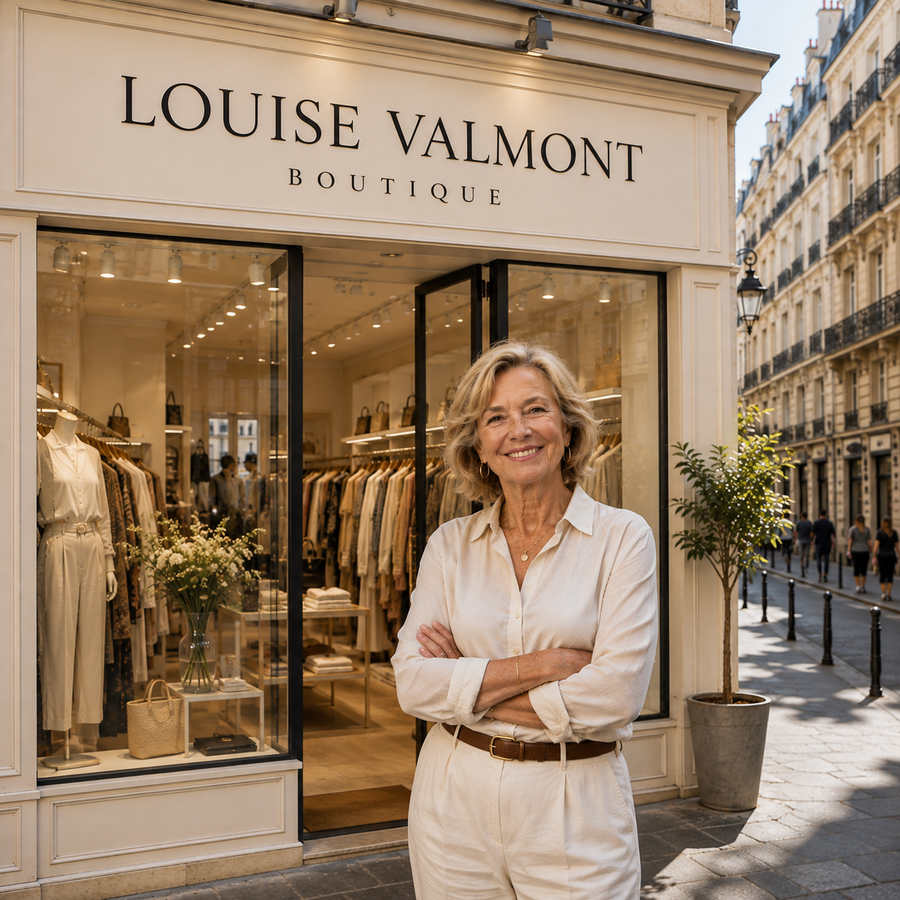 L'univers de la boutique Louise Valmont