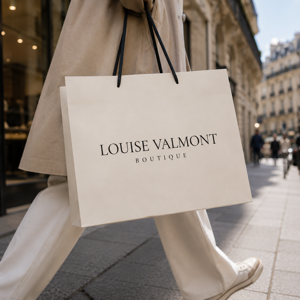 Un sac Louise Valmont dans les rues de Paris